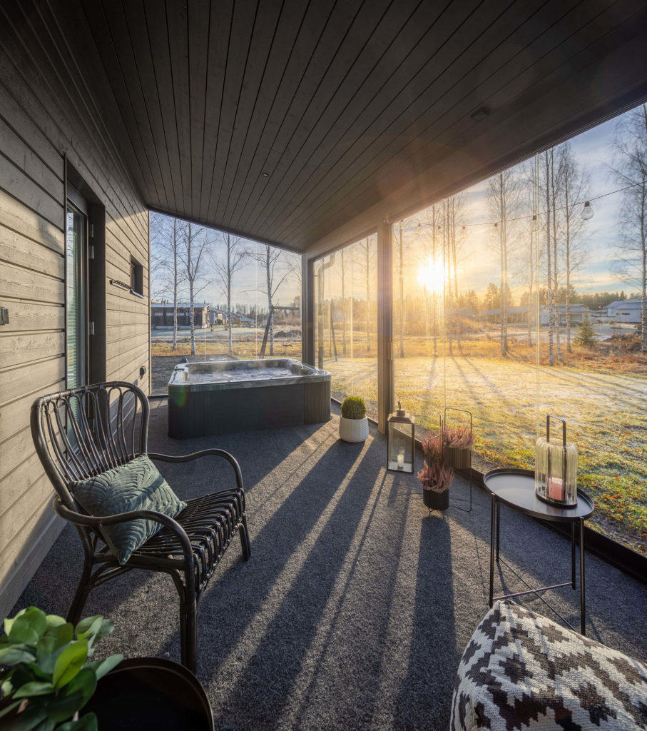 Stylish Finnish terrace glazing for every home and every summer cottage